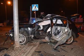 KOSZMARNY wypadek na obwodnicy Krosna! Zginął 39-letni kierowca audi! [ZDJĘCIA]