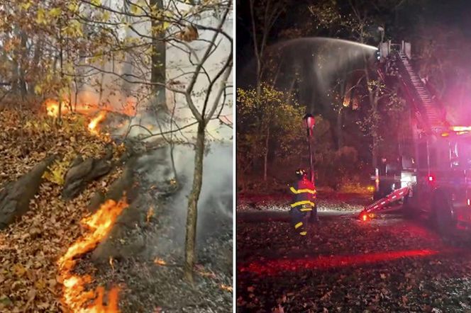 USA: Pożar trawi park na Manhattanie!