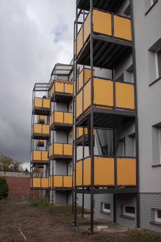 Blok przy Fredry 7 w Katowicach po termomodernizacji