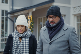 M jak miłość odc.1718. Magda (Anna Mucha), Adam Werner (Jacek Kopczyński)