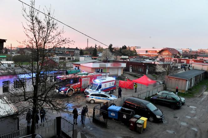 Nożownik z Brzezin z zarzutami. Zginął mężczyzna, policjant został ranny