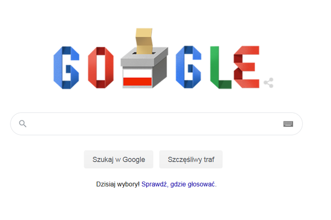 Google Doodle na Wybory