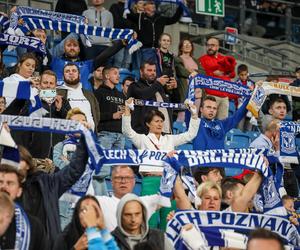 Kibice na meczu Lech Poznań - Stal Mielec