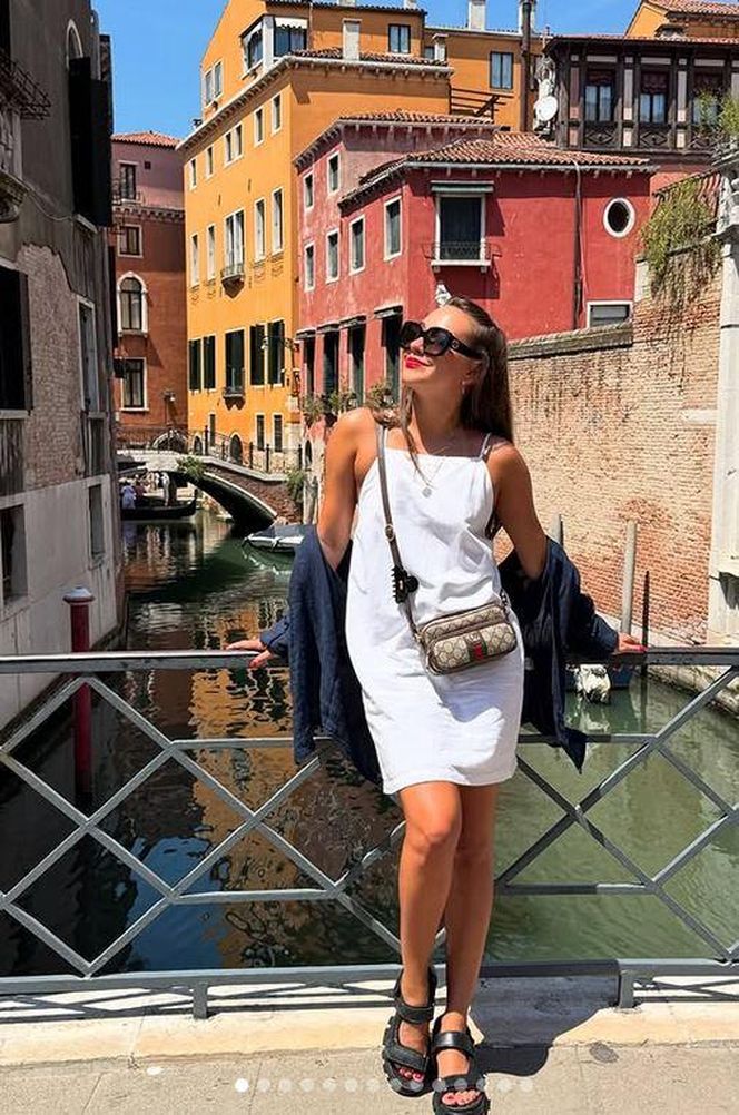 Piotr Żyła i Marcelina Ziętek na wakacjach w Wenecji i Cannes