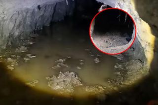 Migranci wykopali tunel pod płotem na granicy! Strażnicy pokazali film