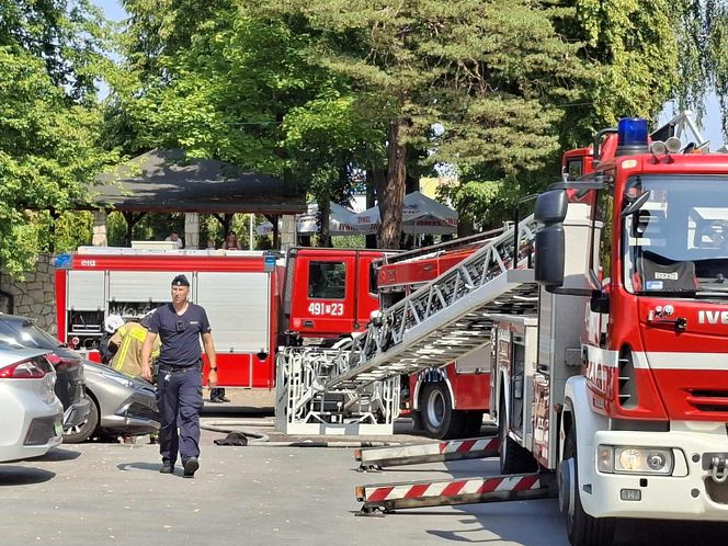Pożar hotelu "Senator" w Starachowicach