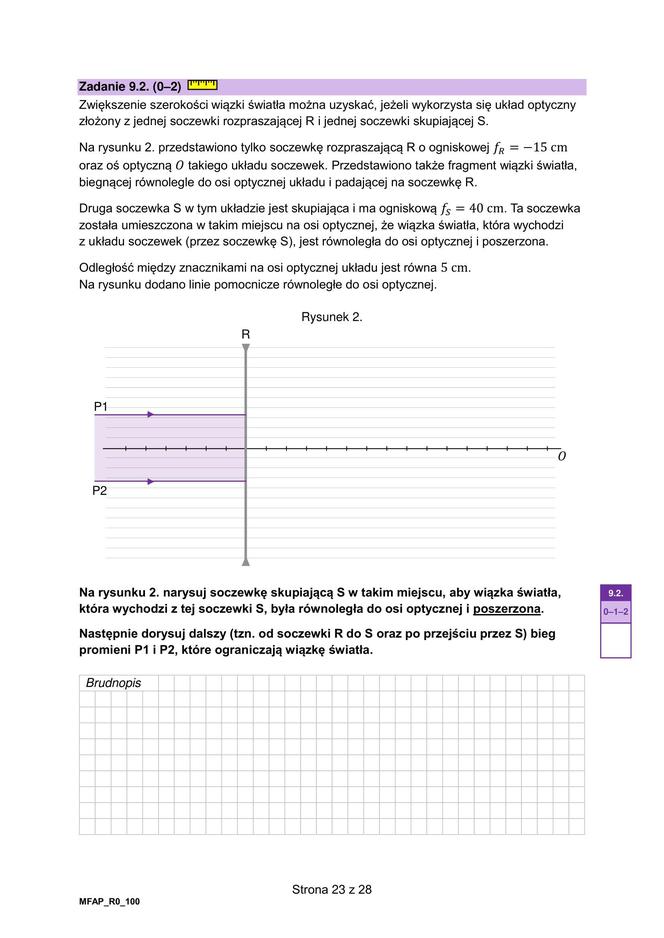 Matura 2024: fizyka rozszerzona. ARKUSZ FORMUŁA 2023