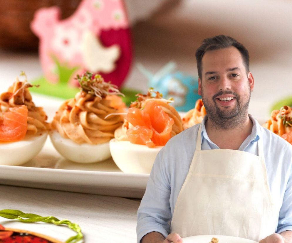 Genialna przekąska z jajek według Kuronia. Idealna na imprezę, nie tylko andrzejkową