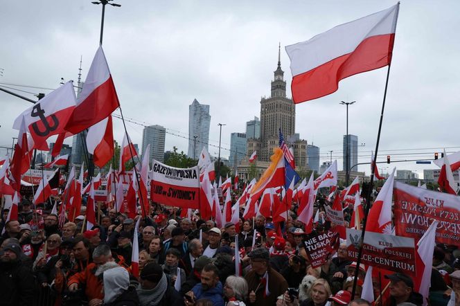Marsz przeciw imigracji w Warszawie [10.05.2025]