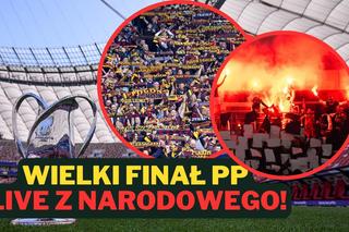 Gorąca atmosfera pod PGE Narodowym! Jesteśmy pod stadionem przed finałem Pucharu Polski!