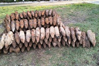 Ponad 100 pocisków artyleryjskich i łusek znalezionych na Podkarpaciu