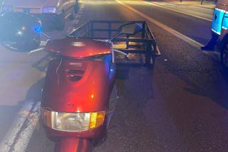 Skuter zatrzymanego 17-latka