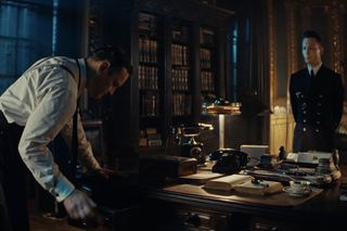 Zatoka szpiegów 2, odcinek 13. Jorg (Maciej Kucharski), Bergman (Paweł Ławrynowicz)