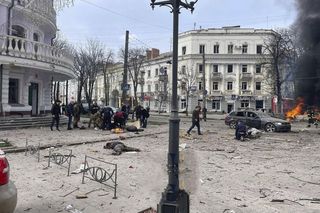 Rosyjski atak na miasto Sumy. Kilkadziesiąt ofiar