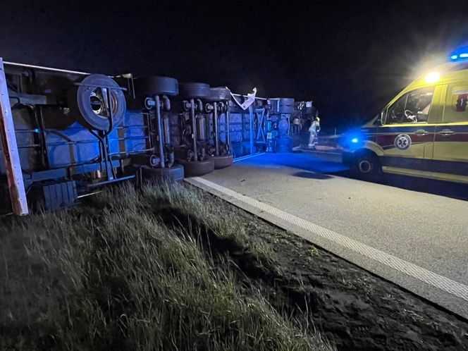 Tragiczny wypadek na S8 w Łódzkiem. Nie żyje 44-letni kierowca