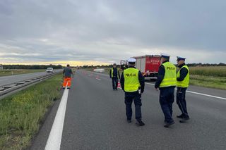 Woj. pomorskie. Po wypadku zablokowana DK 7 w Leźnie!