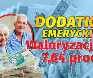 Dodatki emeryckie. Waloryzacja 7,64 proc.