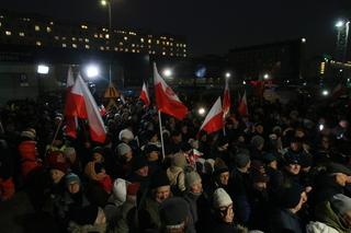 Protest przed siedzibą TVP 