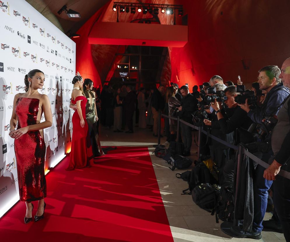 Wszyscy patrzyli tylko na nią! Dębska skradła show na gali Telekamer