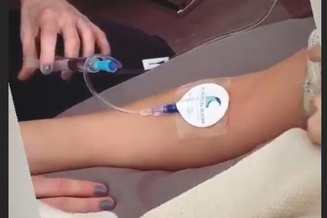 Edyta Górniak pod kroplówką