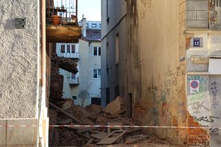 Zawaliła się część kamienicy w centrum Lublina