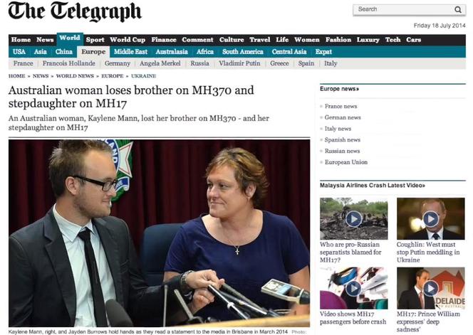 Australijskie rodzeństwo straciło krewnych w OBU KATASTROFACH malezyjskich samolotów