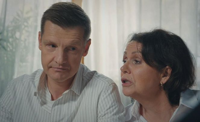 M jak miłość odc. 1881. Paweł (Rafał Mroczek), Marysia (Małgorzata Pieńkowska)