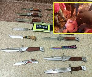 Dwie osoby w szpitalu po ataku nożownika na stacji paliw! W domu 40-latka same noże i bagnety
