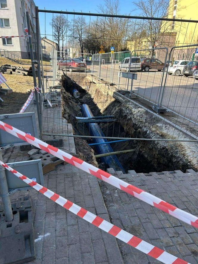 Śmiertelny wypadek w Będzinie. Senior wpadł do głębokiego wykopu. Nie udało się go uratować