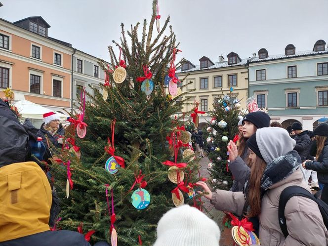  Zamojskie przedszkola i szkoły dekorowały choinki