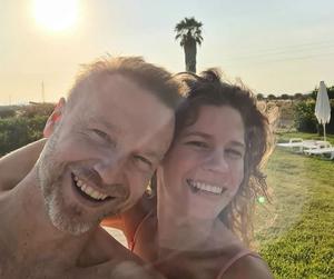 Krystian Wieczorek i jego żona Maria na wakacjach na Sycylii