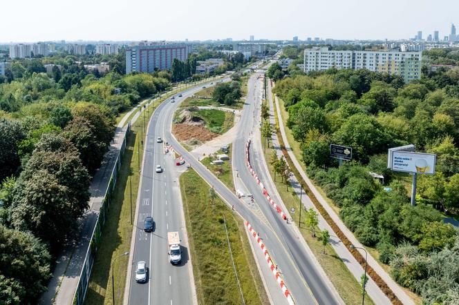 Opuszczona przebudowa Trasy Łazienkowskiej w Warszawie