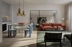 Identyczne salon i kuchnia na dwa sposoby
