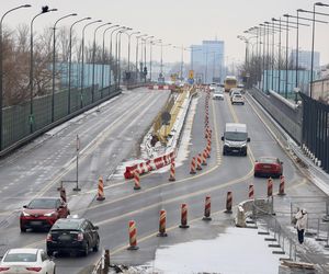 Otwarcie wiaduktu na Łazienkowskiej. Utrudnienia będą się jeszcze ciągnąć 