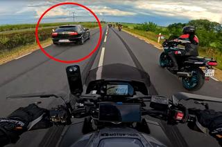 Pijany kierowca staranował motocyklistów. Zatrzymali go po pościgu