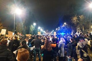 #PiekłoKobiet: Protest na warszawskim Żoliborzu