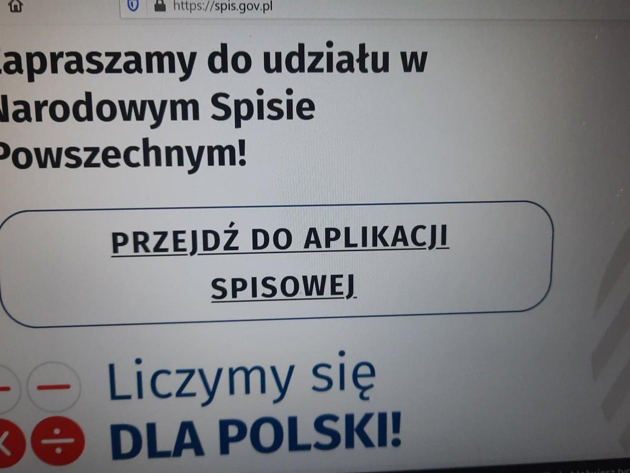 Urzędnicy zachęcają do samospisu 