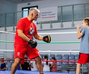 Piknik sportowy byłego zapaśnika Józefa Tracza