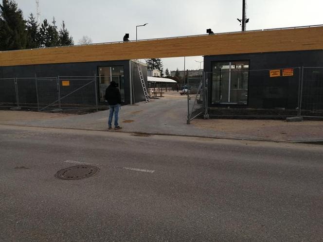 Prace na siedleckim targowisku