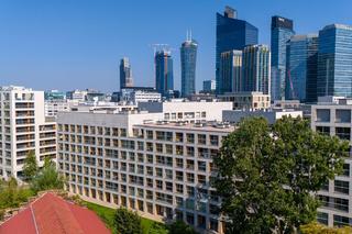 Osiedle 19. Dzielnica (Warszawa, Wola) pracowni JEMS - zdjęcia z drona