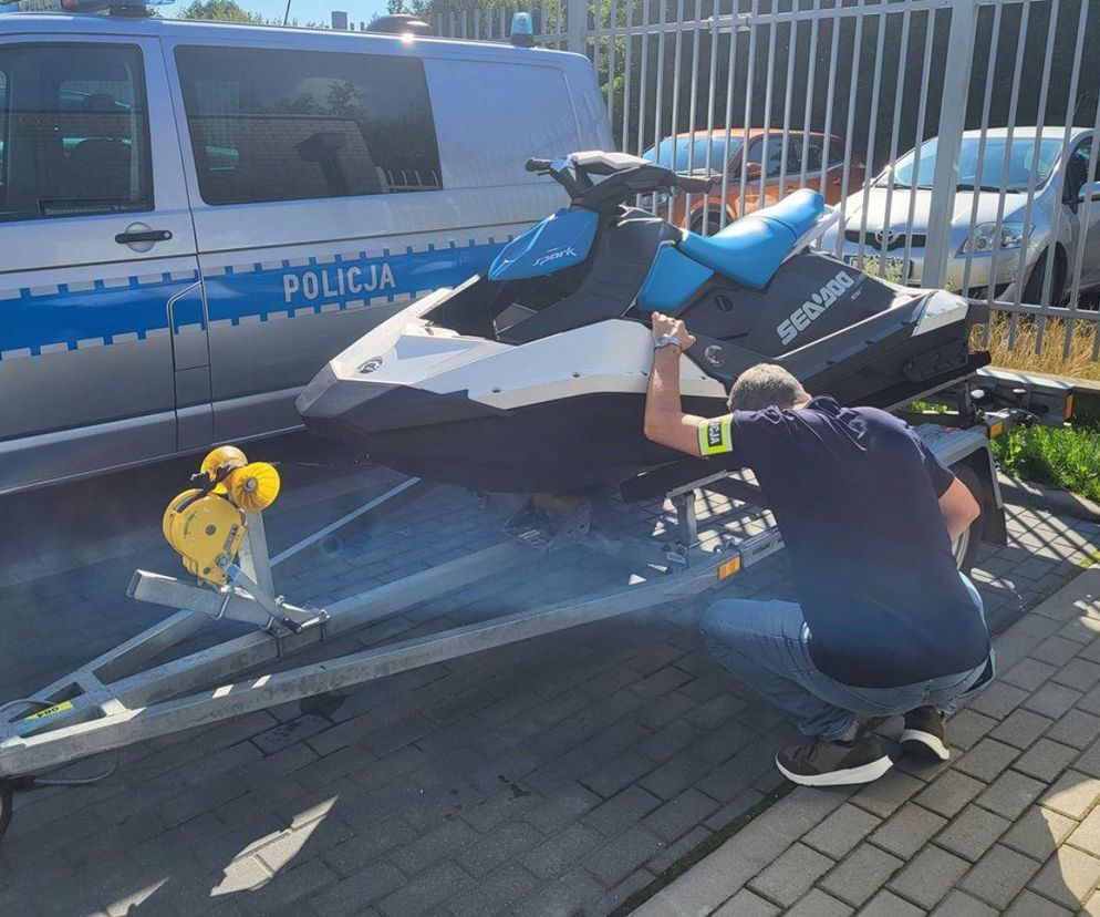 Ukradli skuter wodny za 35 tysięcy. Policjanci z kujawsko-pomorskiego zatrzymali sprawców