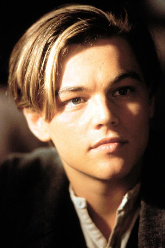 Leonardo DiCaprio jako przystojny Jack z filmu "Titanic" 