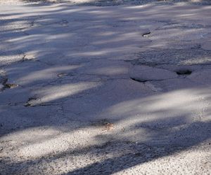 Ul. Pogodna w Lublinie przed remontem