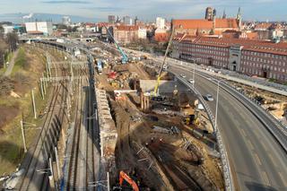 Gdańsk: Trwa rozbiórka wiaduktu na Trakcie Św. Wojciecha. Co dalej?