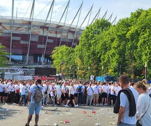 Kibice na meczu Pogoń - Legia