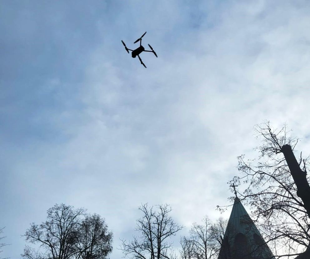  Policyjny dron znowu w akcji. Posypały się  mandaty!