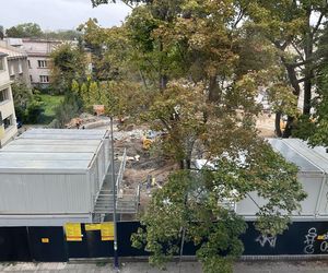 Kraków. Budowa hotelu Nobu