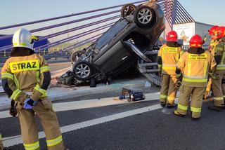 Wypadek na autostradzie A1 w Mszanie. Trasa zablokowana