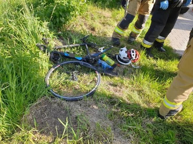 Wypadek rowerzystek w Wilkowicach