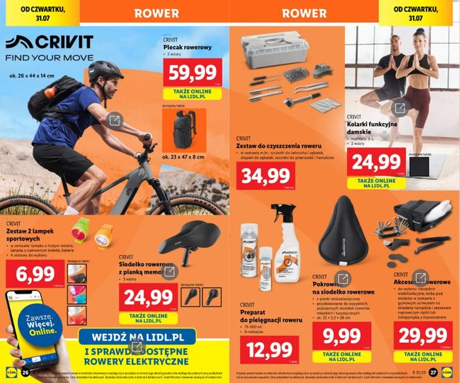 Rowerowe promocje w Lidlu